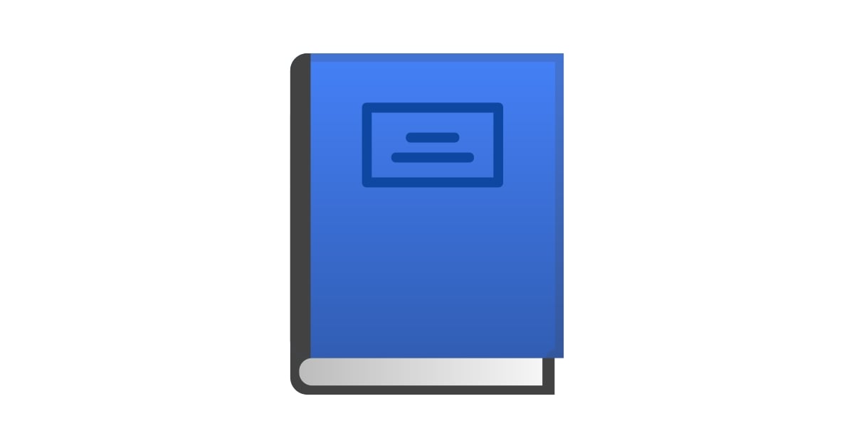 📘 Livre Bleu Emoji