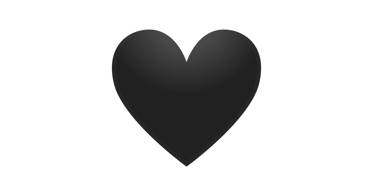 🖤 Corazón Negro Emoji