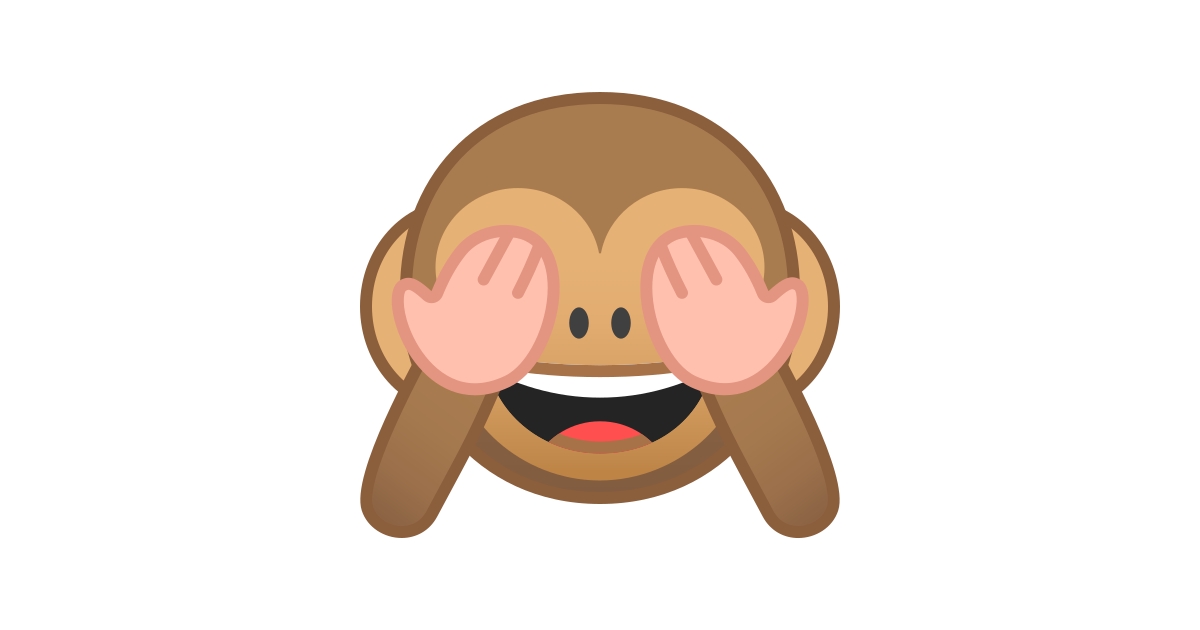 Was Bedeutet Emoji Affe Mit Zugehaltenen Augen 🙈 sich die Augen zuhaltendes Affengesicht-Emoji