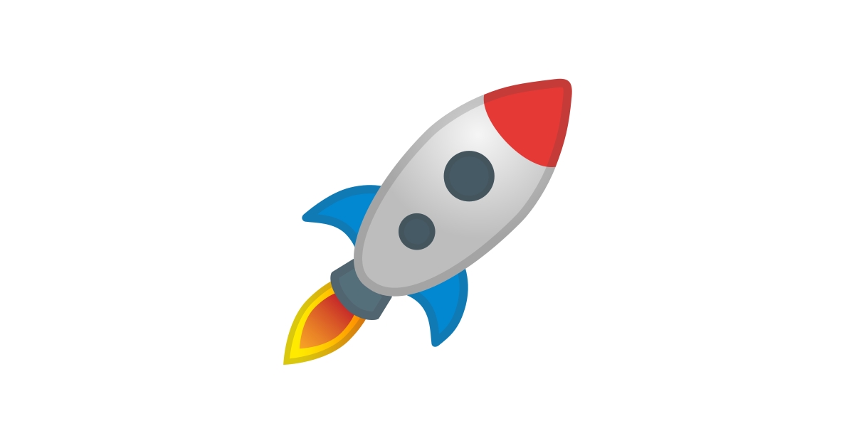 Raketen Emoji