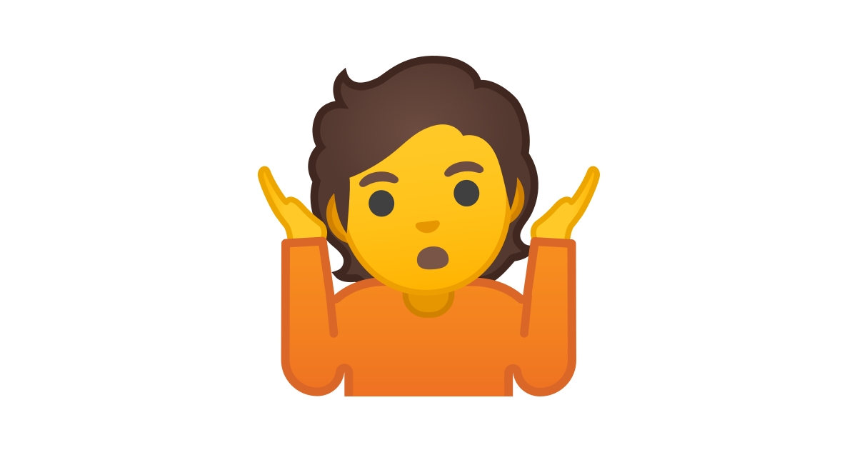 🤷 Personne Qui Hausse Les épaules Emoji