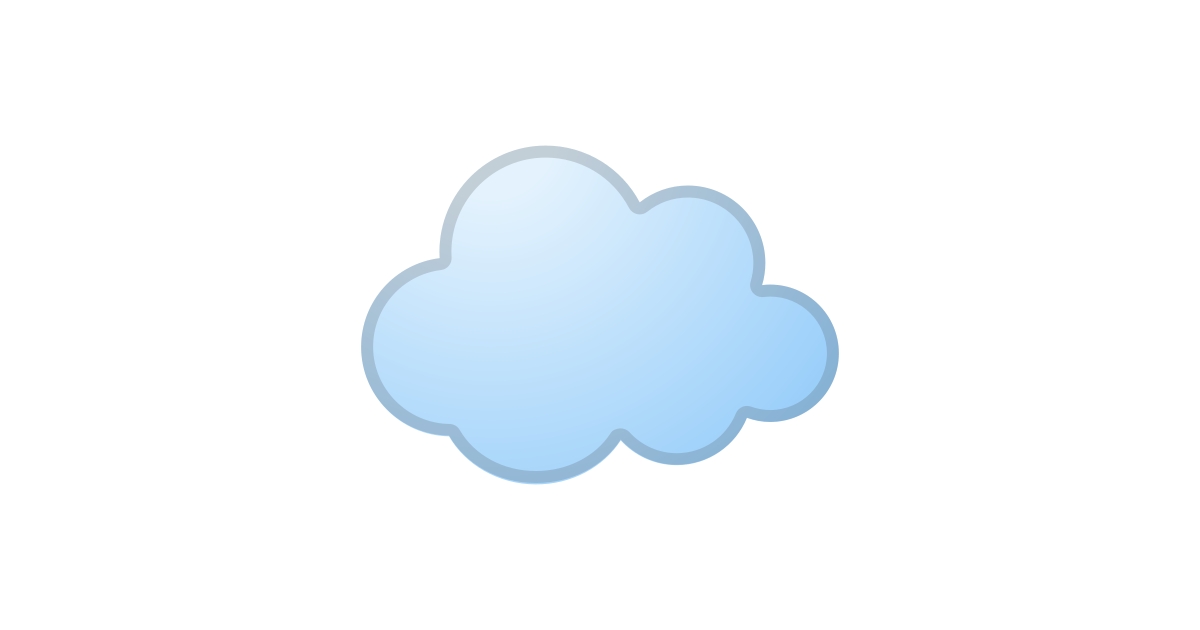 ☁️ Nuage Emoji
