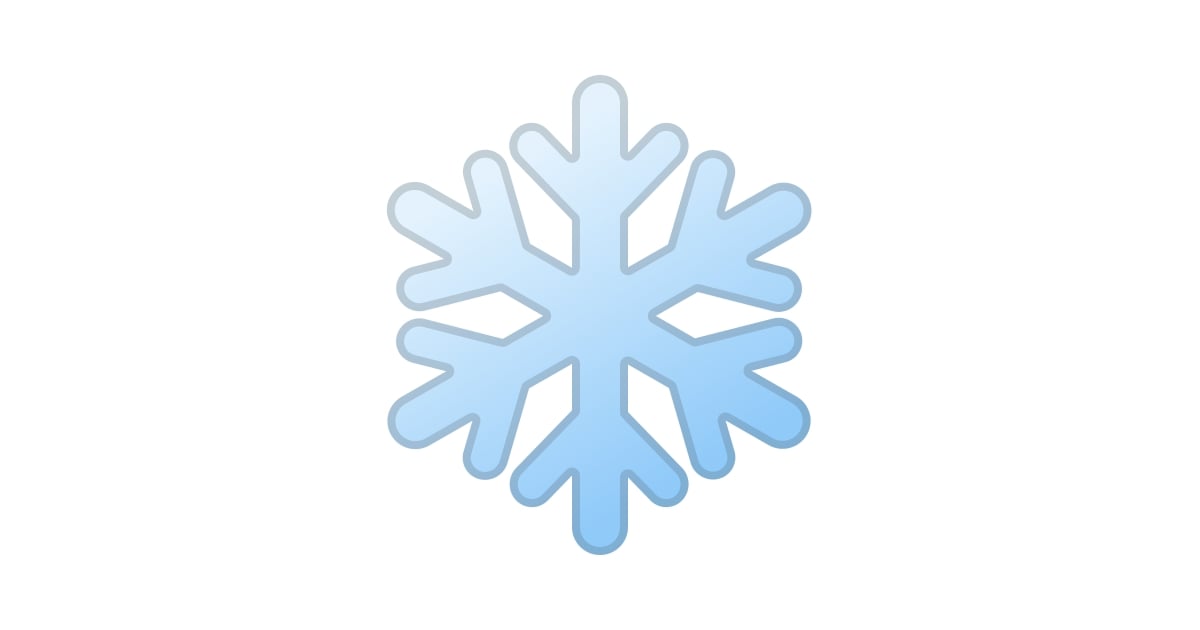️ Copo De Nieve Emoji