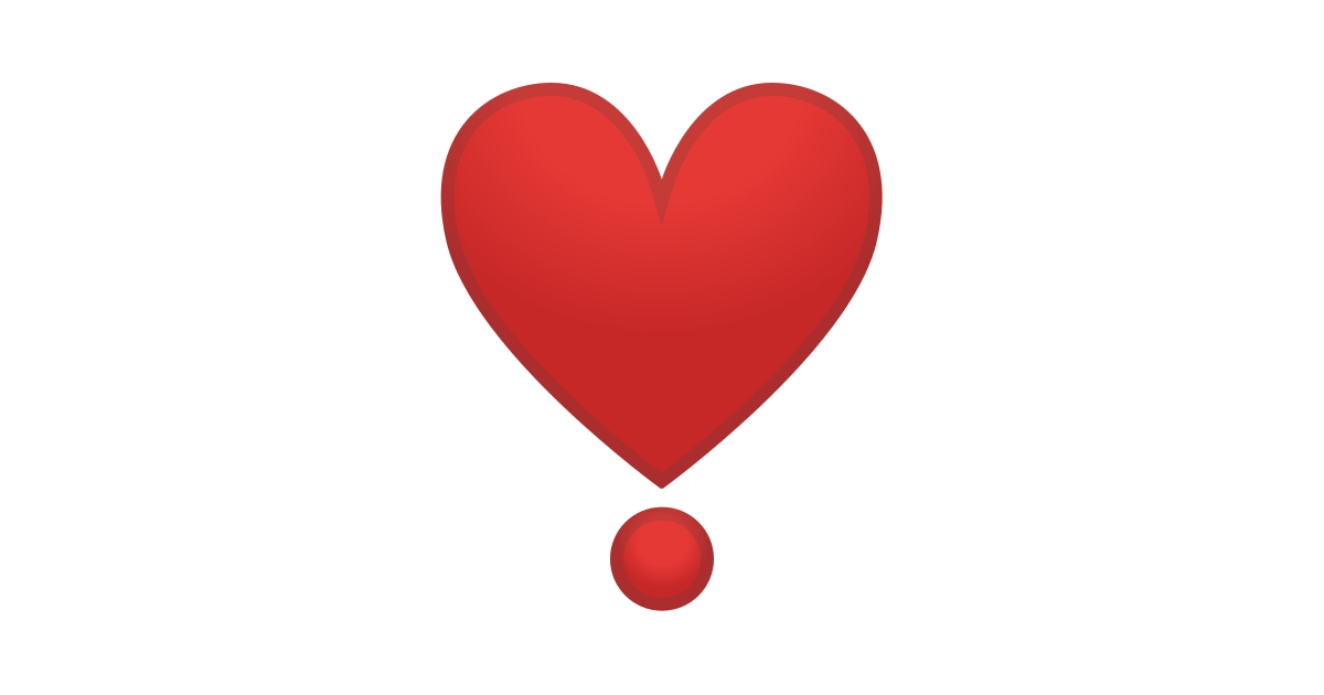 ❣️ Exclamação De Coração Emoji
