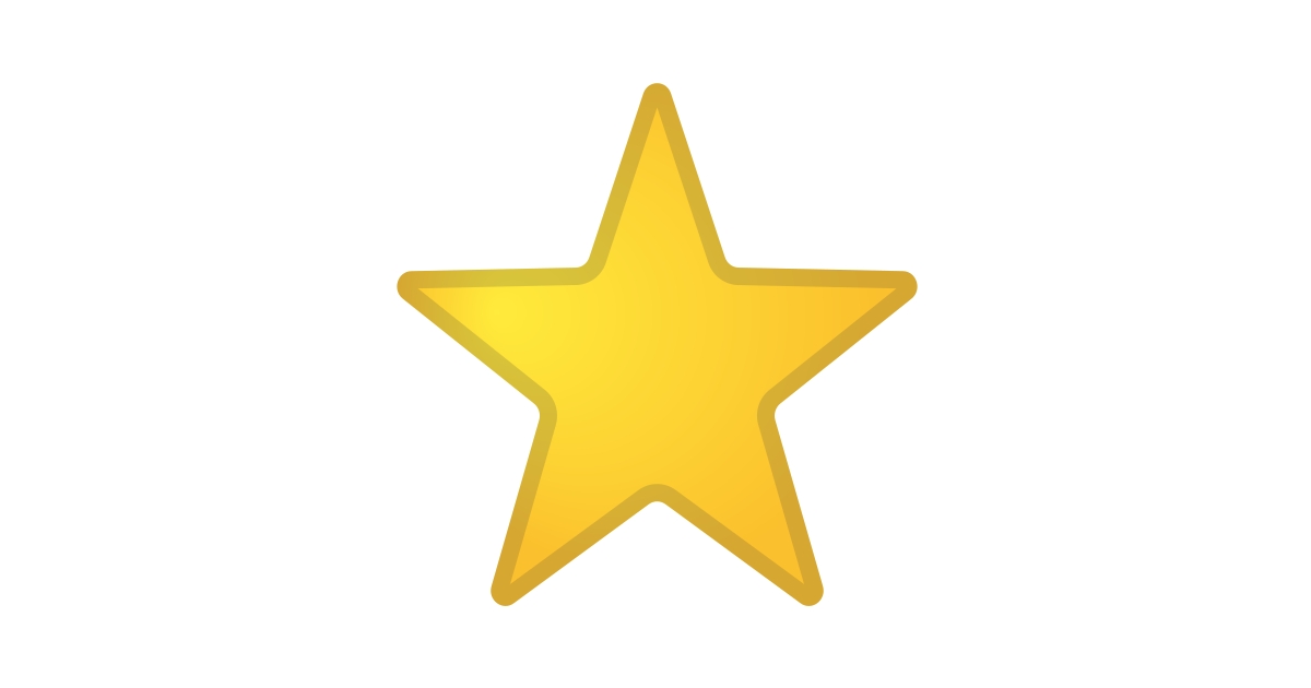 ⭐ Estrella Blanca Mediana Emoji