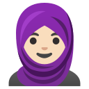 Google (Android 11); Frau mit Kopftuch: Hauttyp 1–2