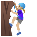 Google (Android 11); Mujer Escalando: Color De Piel 3