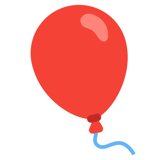 Globo cumpleaños rojo, globo rojo s, corazón, globo png