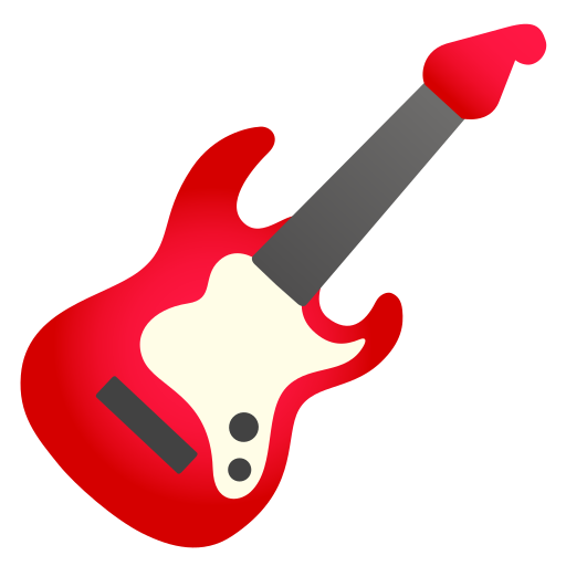 emoji bolt guitar