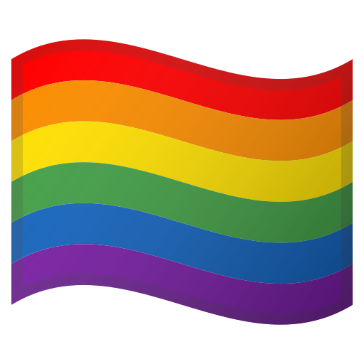 android gay pride flag emoji pack