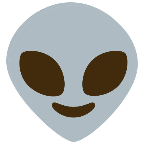 alien emoticon facebook