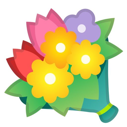 Blumenstrauß smiley mit Smileys Symbols