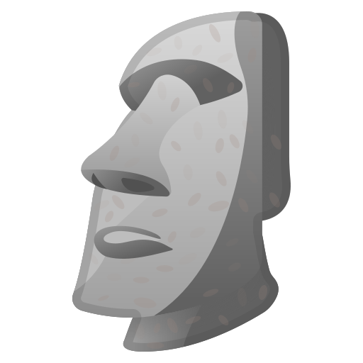 Moai Emoji - roblox easter island head