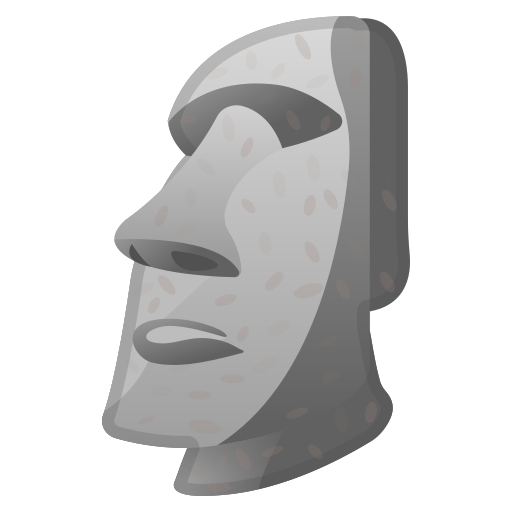 Moai Emoji - roblox easter island head