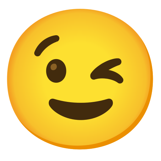 😉 zwinkerndes Gesicht-Emoji