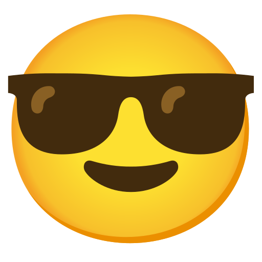 Cara Sonriendo Con Gafas De Sol Emoji Guay Emoji