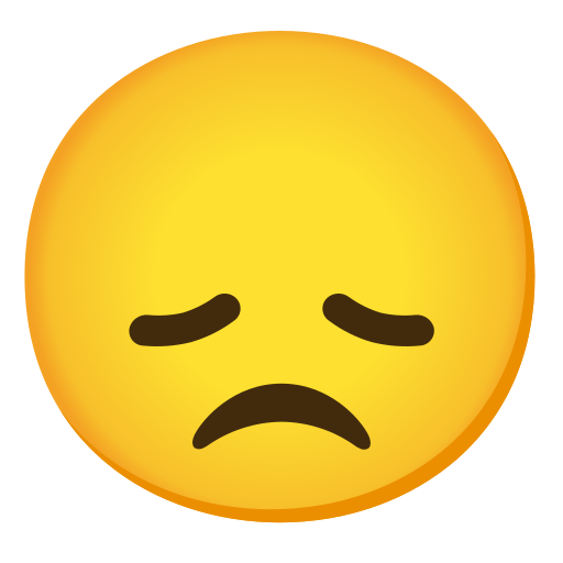 😞 Disappointed Face Emoji, Disappointed Emoji