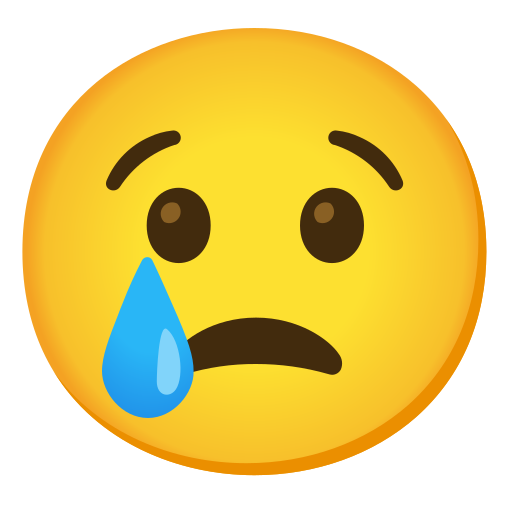 Chorando Emoji Triste Com Cabelo Engraçado Emoticon Simples Fundo