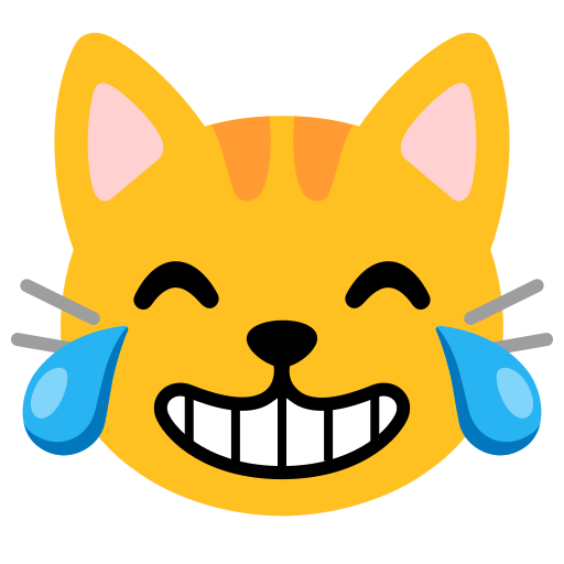 Résultat de recherche d'images pour "emoticone chat riant"