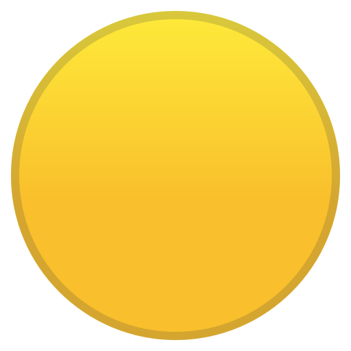 Yellow Circle Emoji