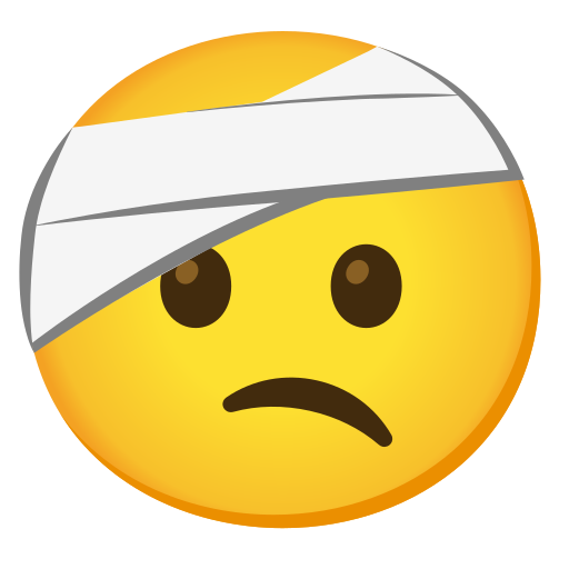  Face With Head bandage Emoji 
