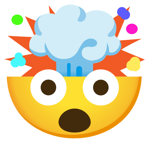 🤯 Cabeça Explodindo Emoji