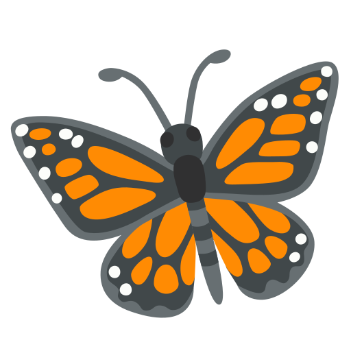 butterfly symbol copy