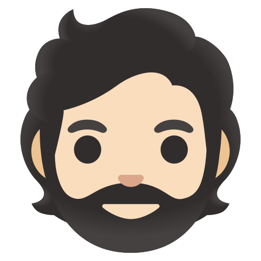 🧔 Persona Con Barba Emoji