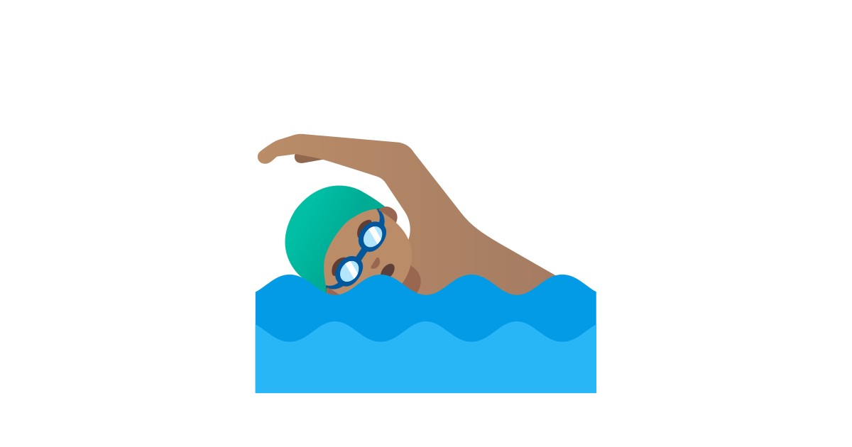 🏊🏽‍♂️ Man Swimming Medium Skin Tone Emoji