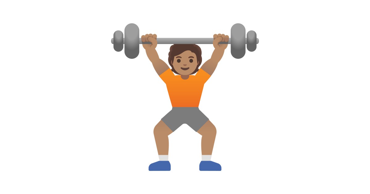🏋🏽 Person Lifting Weights Medium Skin Tone Emoji