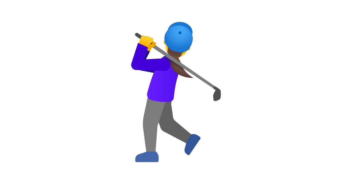 🏌️‍♀️ Woman Golfing Emoji