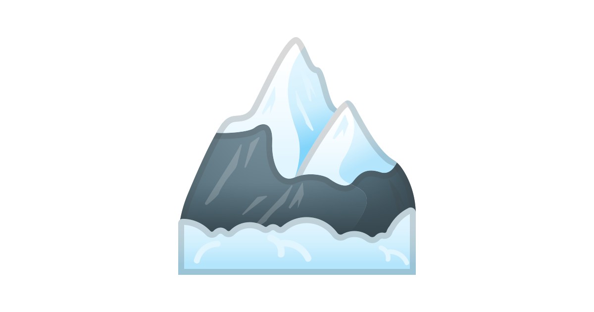 🏔️ Montagna Innevata Emoji