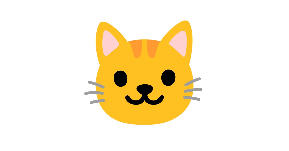 Tete De Chat Emoji Tete De Chat Emoji