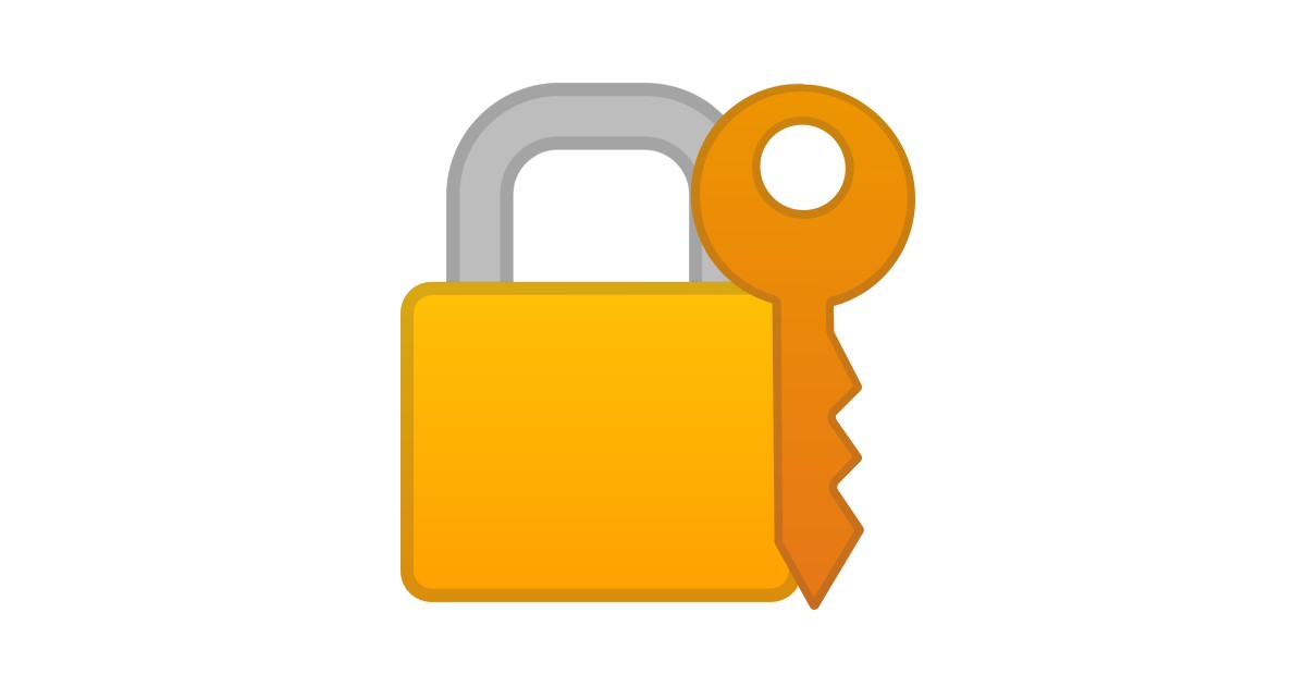 🔐 Cadenas Fermé Avec Clé Emoji