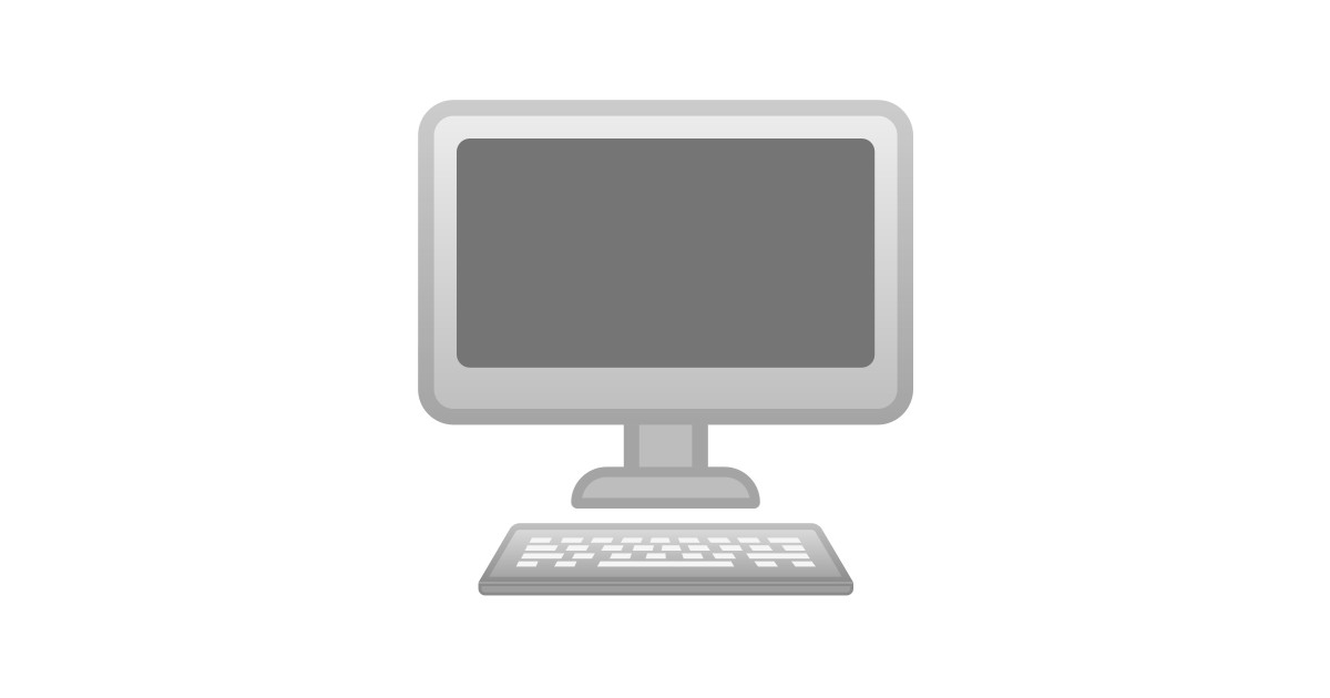 🖥️ Computador De Mesa Emoji
