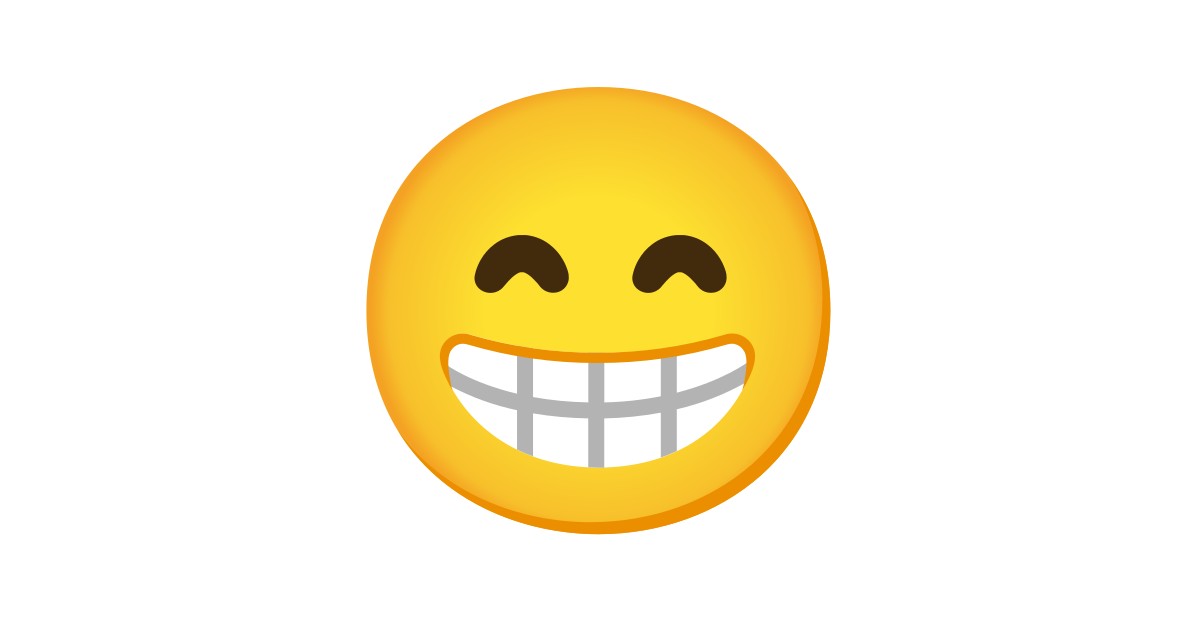 Visage Souriant Aux Yeux Rieurs Emoji