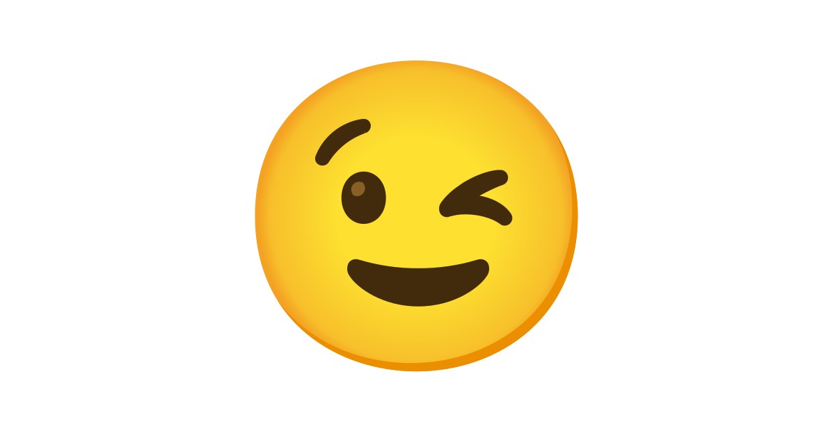 Visage Faisant Un Clin D œil Emoji