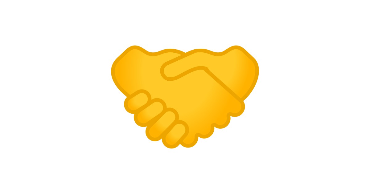 🤝 Apretón De Manos Emoji