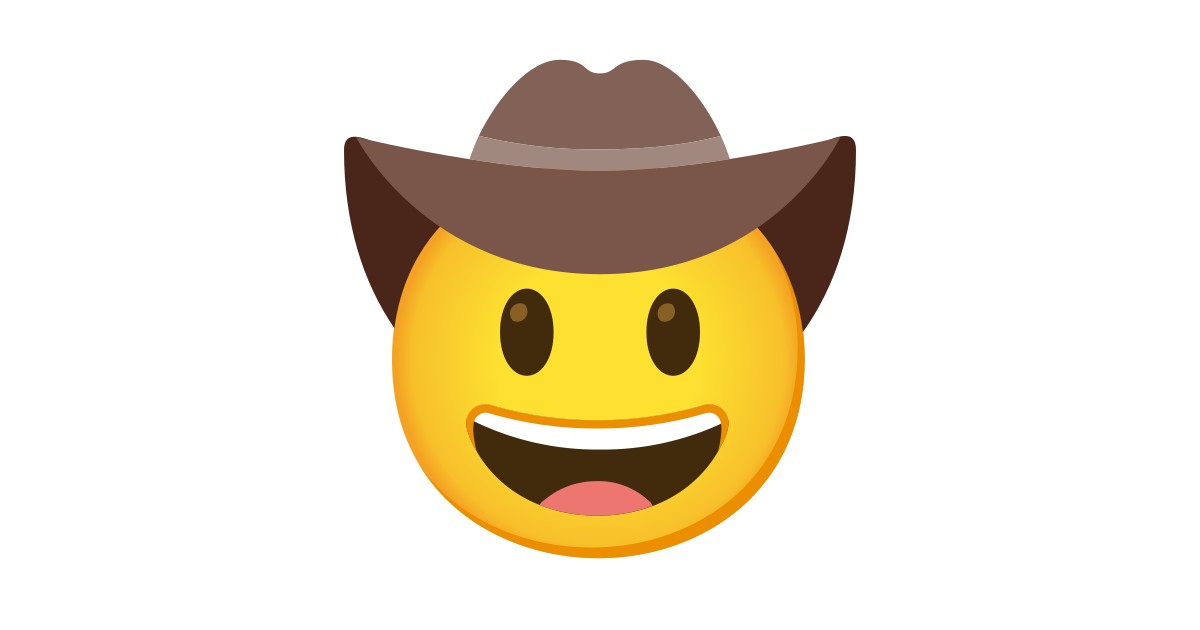 Cowboy Hat Face Emoji