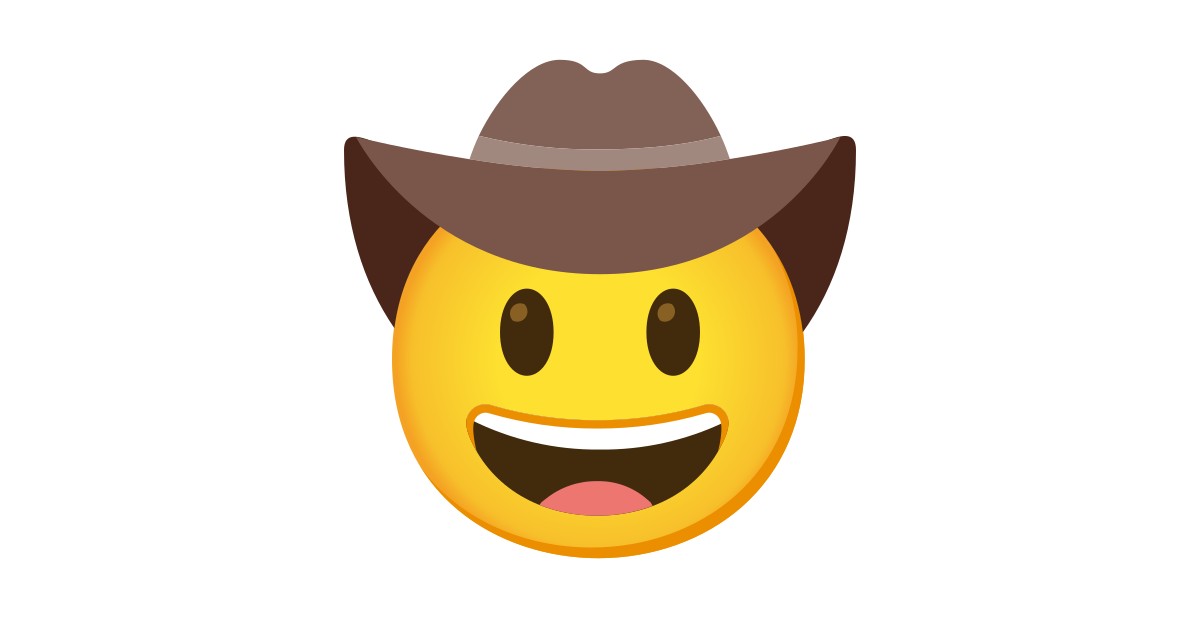  Cowboy Hat Face Emoji