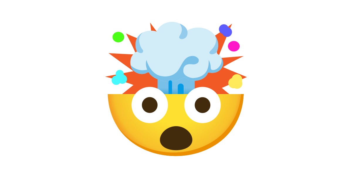 Head Exploding Clip Art Emoji