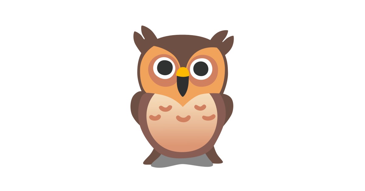 Download Ovo Eule Emoji PNG
