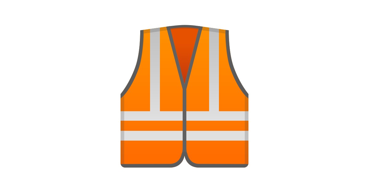 🦺 Gilet De Sécurité Emoji