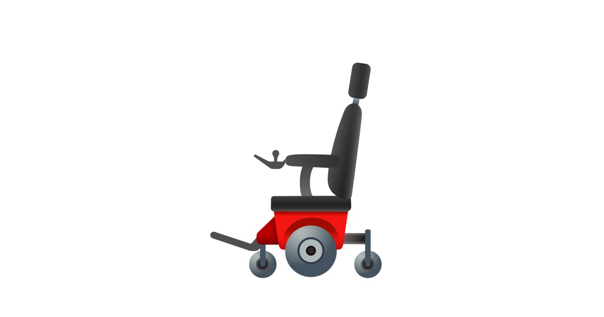🦼 Silla De Ruedas Eléctrica Emoji