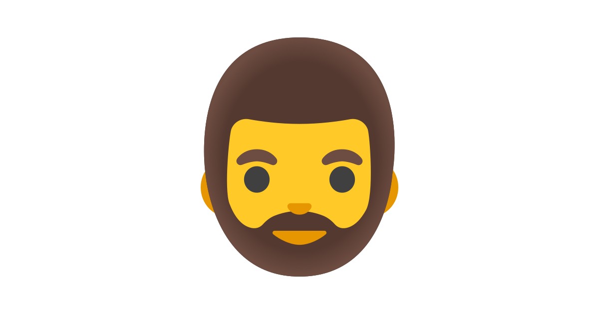 🧔 Hombre Con Barba Emoji