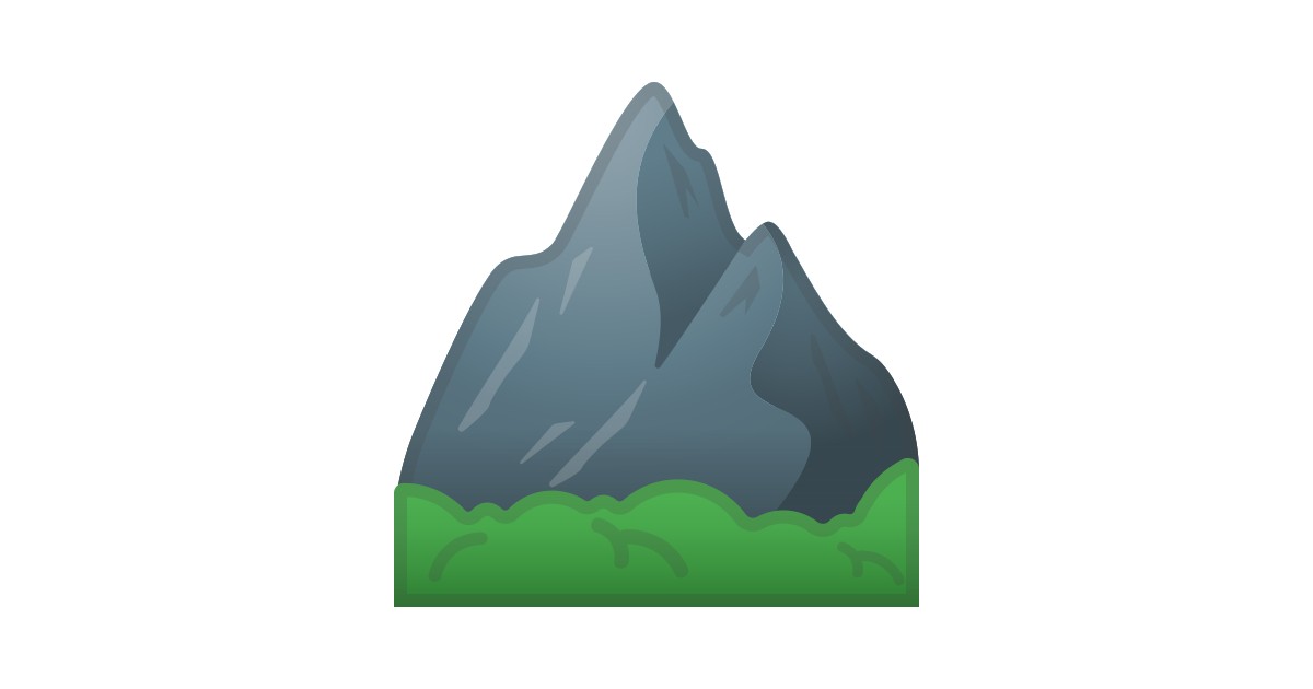 ⛰️ Montaña Emoji