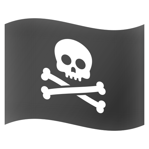 🏴‍☠️ Bandera Pirata Emoji