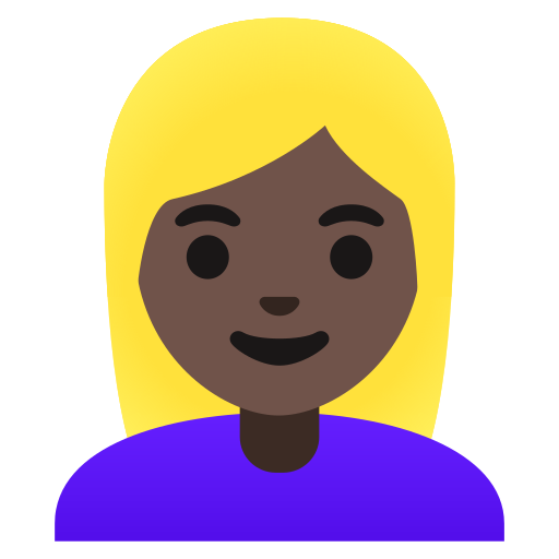 👱‍♀️ Mulher: Cabelo Loiro Emoji