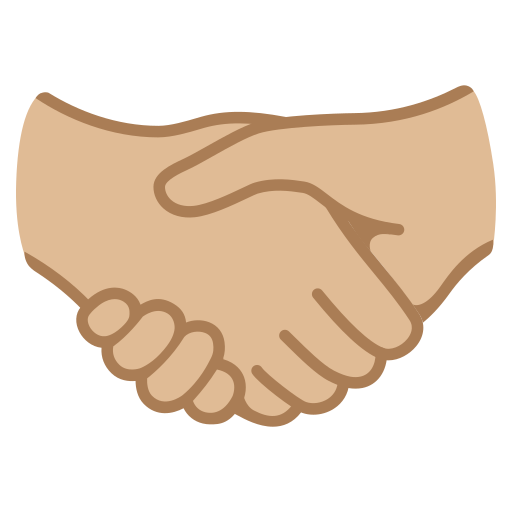 🤝🏼” meaning: handshake: medium-light skin tone Emoji