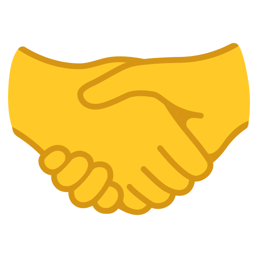 Handshake Gesture Color Icon Shaking Hands Emoji Friends Meeting Agreement  Stock Vector by ©bsd_studio 247532910